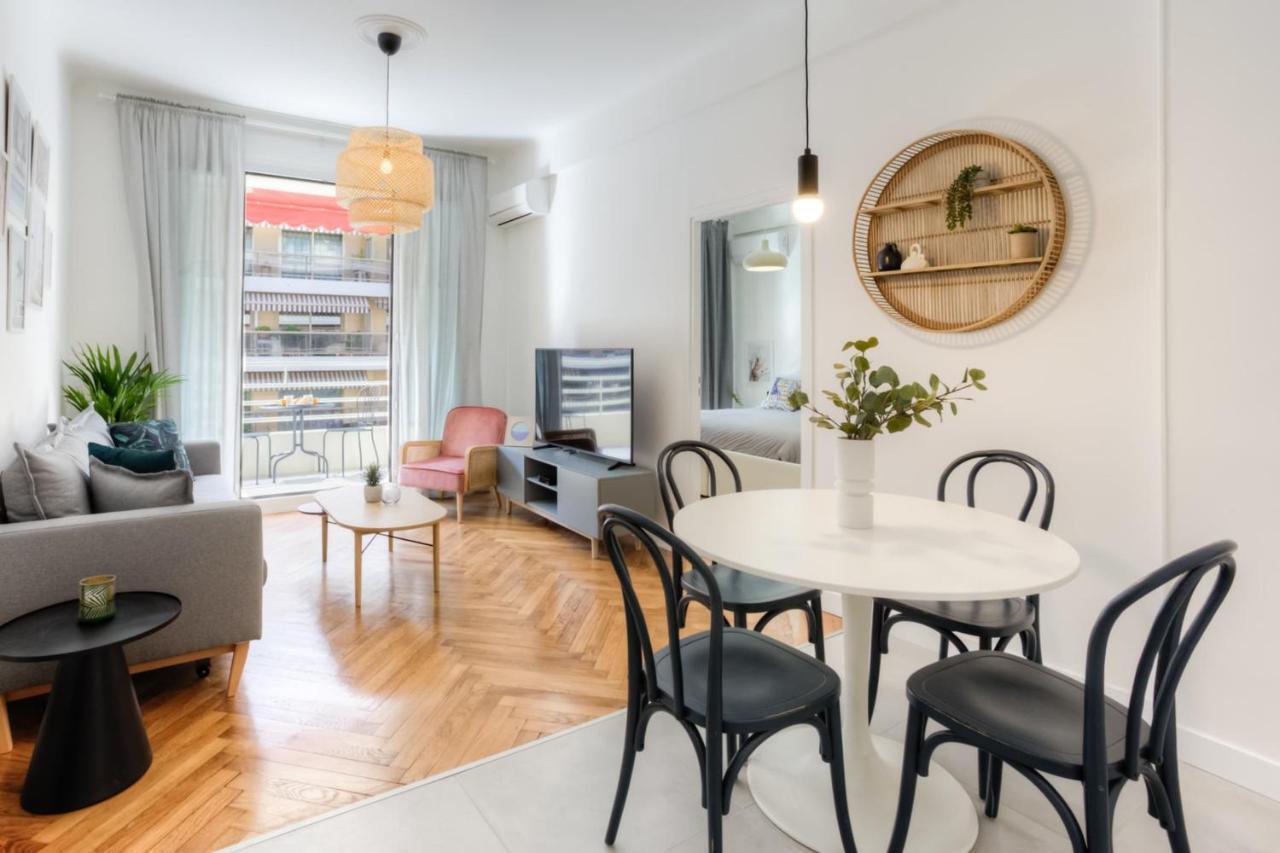 #29 Suite Gambetta Ac Sea View 2 Bedrooms 1Min Walk To Promenade & Sea Niza Exterior foto