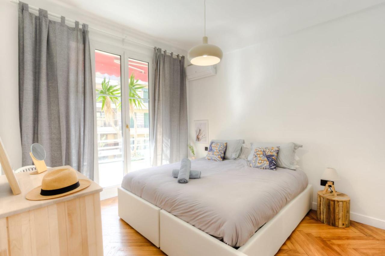 #29 Suite Gambetta Ac Sea View 2 Bedrooms 1Min Walk To Promenade & Sea Niza Exterior foto