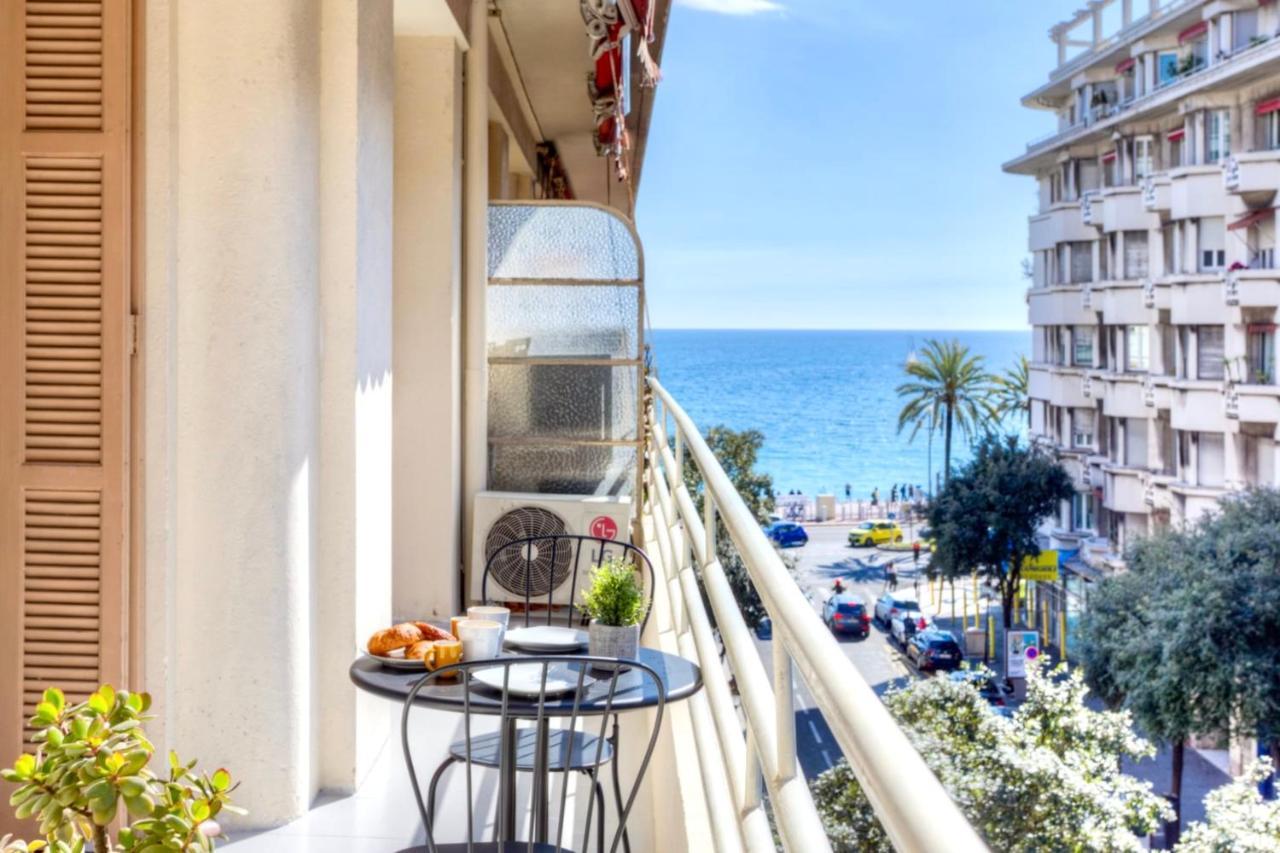 #29 Suite Gambetta Ac Sea View 2 Bedrooms 1Min Walk To Promenade & Sea Niza Exterior foto